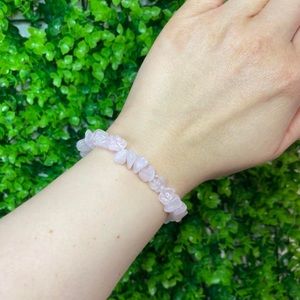 Rose Quartz Crystal Stretchy Bracelet